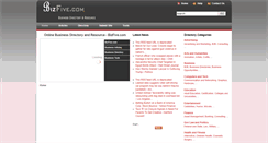 Desktop Screenshot of bizfive.com